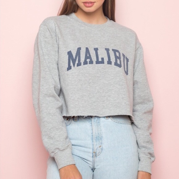 Malibu Cropped Sweatshirt 